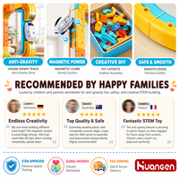 Jouets de train à construire soi-même KZHM, jouets électriques magnétiques pour enfants, kits de train, jouets éducatifs STEM Montessori pour enfants, cadeaux