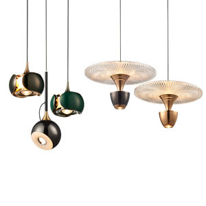 תאורת תליון LED בסגנון נורדי לקישוט בית מלון מנורת זכוכית נברשת מודרנית - Product Image 6