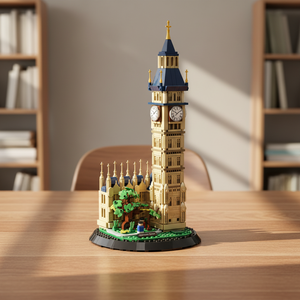 Torre <span class=keywords><strong>Elizabeth</strong></span> de Londres, Reino Unido, 738 Piezas, Bloques de Construcción de Plástico ABS de Partículas Pequeñas, Serie de Arquitectura Mundial - Product Image 2