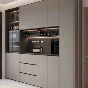 Modern Minimalist Wooden Cutlery Cabinet for Home Dining <b>Kitchen</b> Luxury Design Hotel Storage Function for Bedroom Living Room - Product Image 6