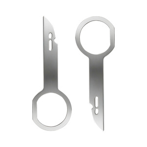 Dr. Giant <b>Car</b> Audio Key Removal Tool Stainless Steel Dashboard <b>Repair</b> Installation Tool For CD DVD Player Maintenance - Product Image 1