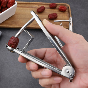 Outil <span class=keywords><strong>de</strong></span> dénoyautage en acier inoxydable pour cerises, olives, dattes rouges et fruits, vente en gros du fabricant - Product Image 3