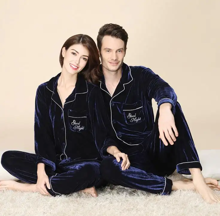 Çin fabrika fiyat pijama severlerin pijama erkekler ve kadınlar kadife pijama seti