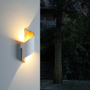 <span class=keywords><strong>Applique</strong></span> murale LED dorée nordique moderne pour intérieur/extérieur, design spirale, étanche, pour décoration de salon - Product Image 5