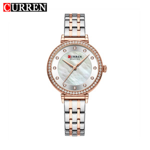 9087 CURREN Men's Antique Luxury Alloy Case Stainless Steel Band Hangzhou Movement Quartz Sport Fashion Coin Business Watch 3ATM - Product Image 1