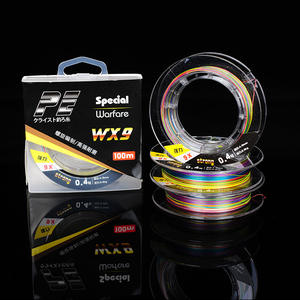 Línea de pesca trenzada Pe Special Warfare Wx9, 100m, 0,4mm, 9x, línea principal de alta resistencia para pesca en agua dulce y marina - Product Image 1