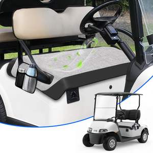 Fundas Personalizadas para Asientos de Carrito de Golf para 2 Personas, Compatibles con EZGO, Yamaha y Club Car, con Reposabrazos, Funda Universal para Asiento de Carrito de Golf - Product Image 1