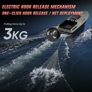 <span class=keywords><strong>Bateau</strong></span> de pêche à la traîne <span class=keywords><strong>télécommandé</strong></span> D80E 12V GPS avec 100 points de mesure de température et de profondeur, filet de pêche, 3 vitesses réglables <span class=keywords><strong>pour</strong></span> la pêche à la <span class=keywords><strong>carpe</strong></span> - Product Image 6