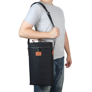 Sac isotherme pour 2 bouteilles de vin, sac de transport pour champagne, sac cadeau, glacière à vin pour pique-nique - Product Image 2