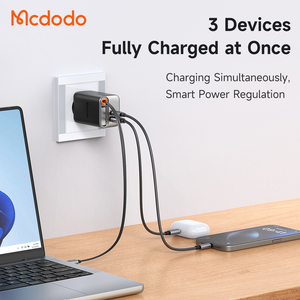 Mcdodo 410 Freego Nhanh Chóng Sạc 67W Với USB-C Cáp Có Thể Thu Vào Hiển Thị 3 Cổng Hỗ Trợ Pd3.0/Sfc2.0 Cho Samsung Iphone - Product Image 5