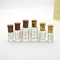 Botol Parfum Minyak Oud Arab 3ml 6ml 12ml dengan logo, Botol Kaca Parfum Attar
