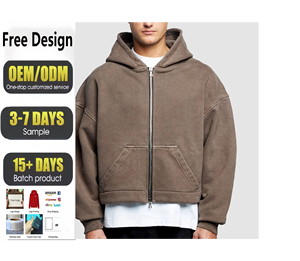 Sudadera con Capucha de Felpa de Algodón de Alta Calidad, Personalizada, Gruesa, con Logotipo Personalizado para <span class=keywords><strong>Hombre</strong></span>, Sudadera Extra Grande - Product Image 1
