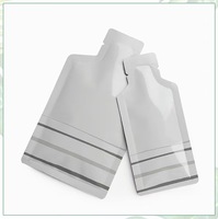 Sachets d'échantillons cosmétiques miniatures à trois soudures latérales avec logo personnalisé pour crème, shampoing, lotion et huile