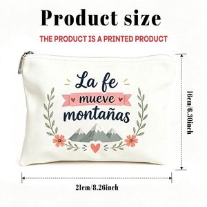 Sac cadeau pour femmes, trousse de toilette inspirante Faith Mountain pour maman, filles, amies, cadeaux idéaux pour les voyages, les anniversaires - Product Image 1