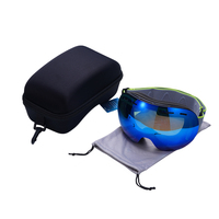 Lunettes de ski anti-froid et anti-neige à grand champ de vision avec lentille sphérique, vente directe d'usine, personnalisables