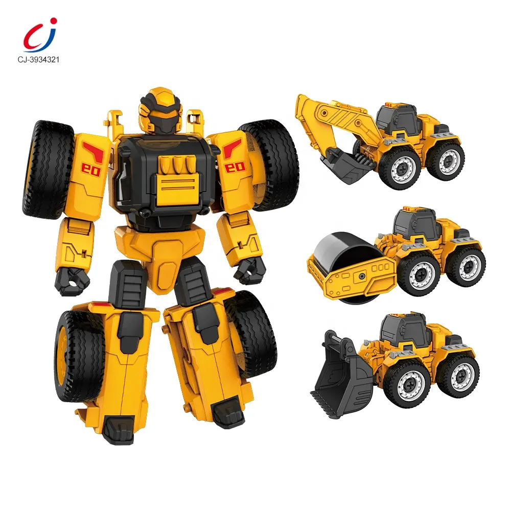 Chengji Đồ Chơi Xe Tải Kỹ Thuật Lắp Ráp Mới 2023 Robot Xe Hơi Tự Tháo Rời Trò Chơi Biến Hình