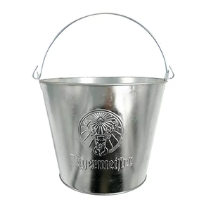 Cubo de <span class=keywords><strong>Cerveza</strong></span> Galvanizado de Metal con Logotipo Personalizado en Relieve, Contenedor de Bebidas de 5L para Fiestas y Bares - Product Image 1