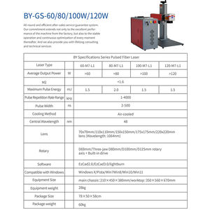 เครื่องทำเครื่องหมายเส้นใยขนาดเล็กความปลอดภัยสูงลูกกลิ้งล็อคภาพ CCD รังสียูวี110V แบบพกพา80W/100W/20W IPG มือถือ - Product Image 4