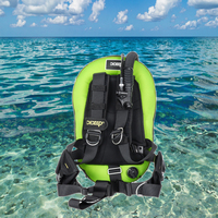 Plongée sous-marine personnalisable BC Wing BCD avec plaque arrière en aluminium de 3mm d'épaisseur en nylon, silicone et acier inoxydable