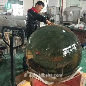 Çin Tedarikçiler özelleştirmek 60 cm 80 cm 100 cm 120 cm süper büyük cam topları şeffaf büyük kristal top