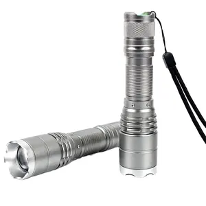 T6 tactical torch aluminum 600 lumen USB 18650 rechargeable led flashlight
