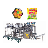 Machine d'emballage de bonbons gélifiés avec alimentation par bol et comptage précis