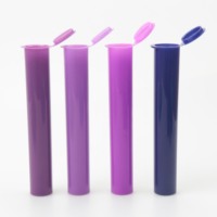 Logo personnalisé 73mm 80mm 85mm 90mm 98mm 109mm 116mm 120mm 150mm Tubes à pression Pop Top Tube en plastique à l'épreuve des enfants
