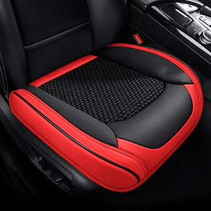 ผ้าคลุมเบาะรถยนต์ 1 ชิ้น สำหรับเบาะหน้า หนังระบายอากาศ ป้องกันเบาะ พร้อมแผ่นรองกันลื่นสำหรับเบาะคนขับ มีช่องเก็บของ - Product Image 6