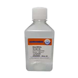 TE Buffer pH 8.0 10mM Tris-HCl pH 8.0 1mM EDTA DNase Free Solution 500ml Chemical Reagents