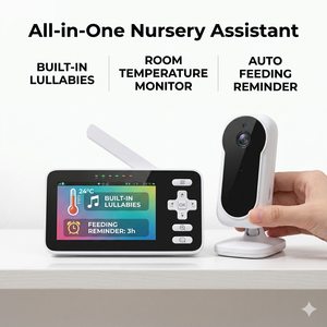 KT4312H Baby Monitor No WiFi 4" <b>IPS</b> Screen 100% Private FHSS Connection 720P HD Video Baby <b>Camera</b> with Night Vision - Product Image 3