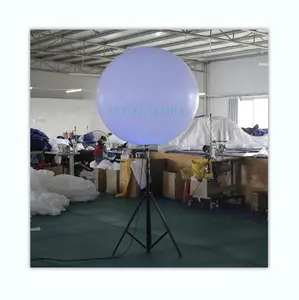 Hot sale inflatable led light tripod balloon, led balloon stand for advertising