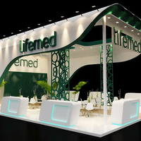 Stand d'exposition moderne MEGA, assemblage modulaire pour boutique éphémère, événement commercial, design tendance
