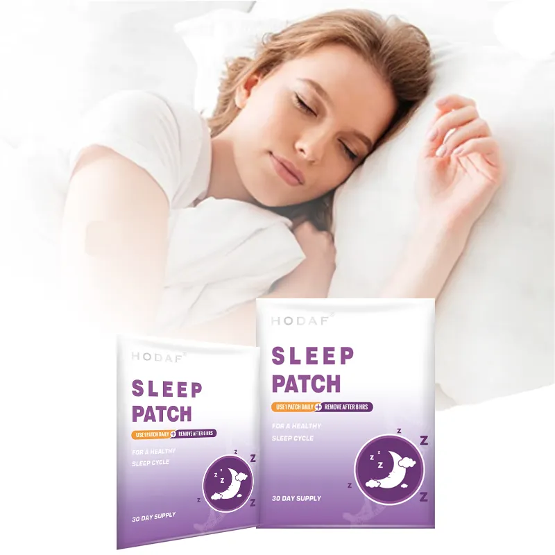 夜の不眠のためのHODAF卸売メラトニン睡眠補助パッチストリップ