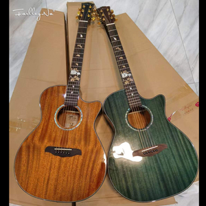 Guitarra Acústica Azul Farley Na de 41 Pulgadas con Acabado Brillante, Calidad de Rendimiento y Personalización - Product Image 6