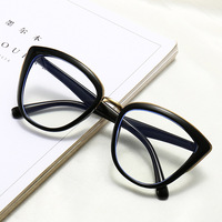 Monture de lunettes de haute qualité 2024, simple, décorative, rétro, anti-lumière bleue