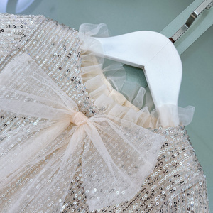 ชุดเดรสเด็กผู้หญิงลายดอกไม้แบบใหม่ คุณภาพสูง สไตล์ลำลอง สวยสง่า สำหรับฤดูใบไม้ร่วง แขนสั้น ความยาวระดับเข่า ทรงเอไลน์ - Product Image 5