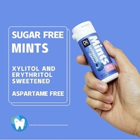 Lot de 4 collations pour diabétiques à saveur mixte One-Box Low Calorie DC24 Daily Care Menthes Xylitol Erythritol Menthes