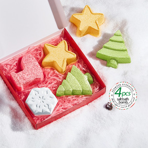 Cross-border Foreign Trade Explosions SADOER Christmas Bath Salt Ball <b>Set</b> <b>Toys</b> Clean Body Clean Bath Salt Ball Bath <b>Toys</b> - Product Image 3