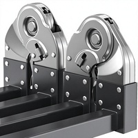 Échelle pliante multifonction 4x4 en aluminium robuste avec charnière de verrouillage, échelle combinée portable pour travaux d'ingénierie et usage domestique
