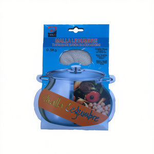 Bolsa de Malla para Legumbres de 0.5 kg, Biodegradable, de Algodón Puro, para Uso Industrial, Bolsas de Algodón de Grado Alimenticio - Product Image 2