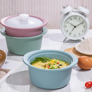 Recipiente de Silicona para Alimentos, Apto para Microondas, para Cocinar al Vapor, Conservar Frescura, Olla para Sopa, Venta al por Mayor - Product Image 1