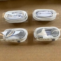 Earphone A71 3.5mm, Headset dalam-telinga untuk Samsung Galaxy A3 A5 A6 A7 A10 A20 S A10E A51 A50