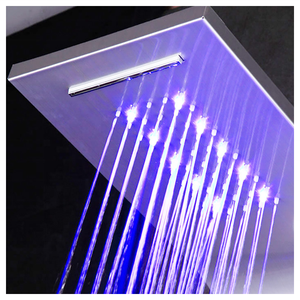 Hot Sale Modern Hydromassage Stainless Steel Led <strong>Shower</strong> Panel With <strong>Lights</strong> - Product Image 4