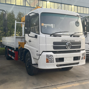 יצרן מוביל במכירות, דונגפנג 4*2, משאית עם מנוף 10 טון, הגה ימני, משאית עם מנוף טלסקופי 4X2 עם מנוף נייד ליצוא - Product Image 2