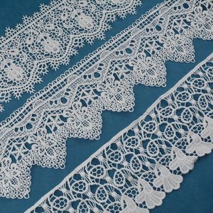 Hot Bán thiết kế mới hoa đàn hồi thêu ren vải polyester vải tuyn ren <span class=keywords><strong>TRIM</strong></span> cho phụ nữ Ăn mặc - Product Image 2