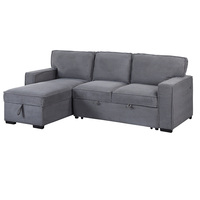 Sofá cama pequeño de dos plazas, sofá cama personalizable, muebles de salón en forma de L y sofá cama