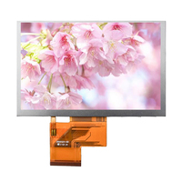 Bestseller INNOLUX 5 Zoll Touchscreen Kapazitiver RGB Industriesteuerungs-Smart-Home TFT LCD-Bildschirm mit LED-Hintergrundbeleuchtung Panelmontage