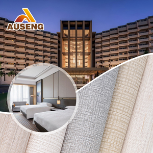 Profession elle One-Step-Lösung ASTM E84 Feuerfeste Wand dekoration 5-Sterne-Hotel-Stofftapete Vinyl-Wand verkleidungen - Product Image 1