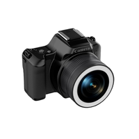 Kamera Digital Mini 2K 48MP terbaru dengan perbesaran 16X anti-guncangan elektronik, layar IPS 2 ", desain gaya DSLR ringkas untuk Vlog