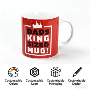 Taza de Cerámica de Gres Sublimada con Logotipo Personalizado de Alta Calidad, Color Glaseado, <span class=keywords><strong>para</strong></span> el Día del Padre, Regalo <span class=keywords><strong>para</strong></span> Papá - Product Image 2